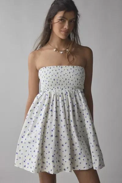 BDG BDG Juliana Smocked Strapless Mini Dress 3