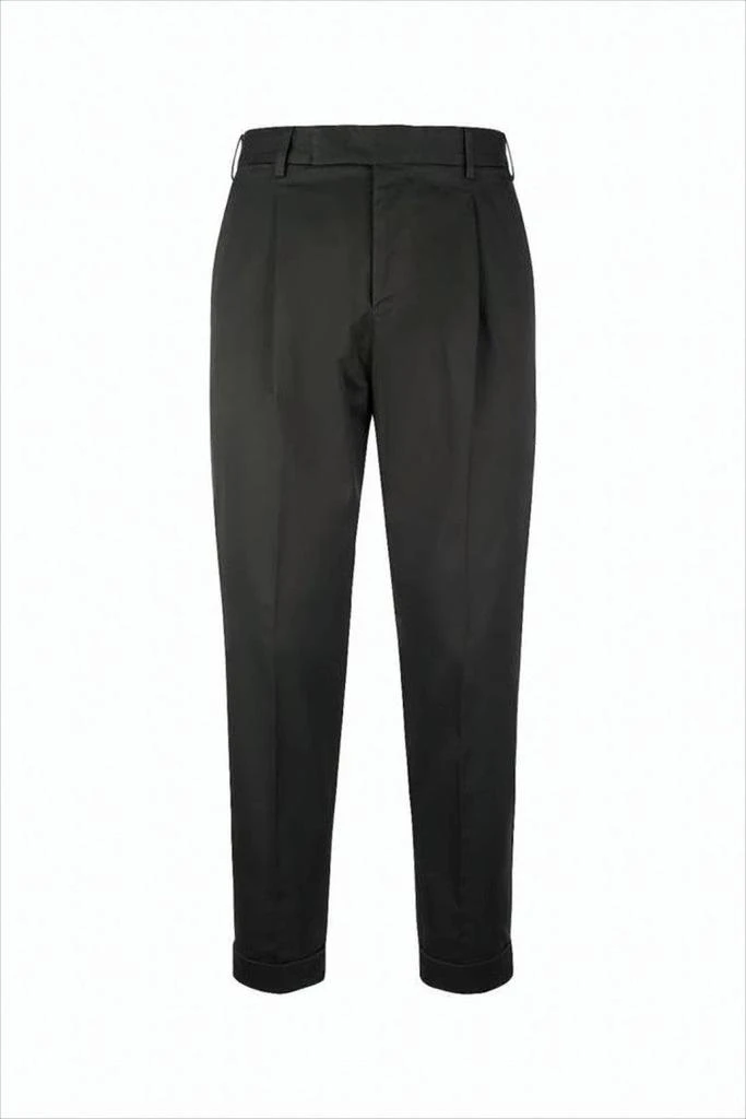 PT TORINO Cropped Tailored Suit Pants With Unique Feather Charm