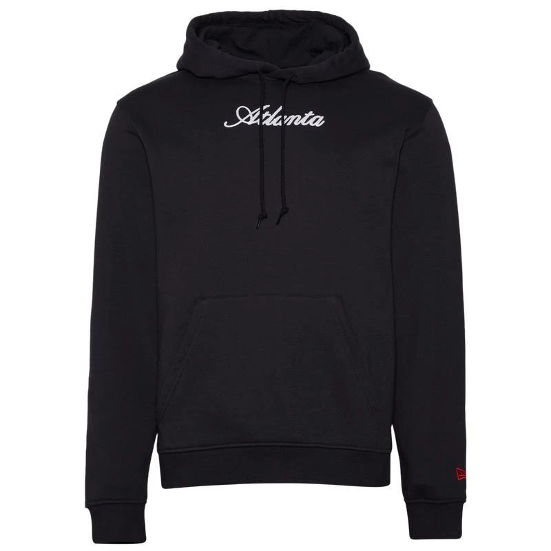 New Era New Era Atlanta Braves Custom Pullover Hoodie - Men's 1