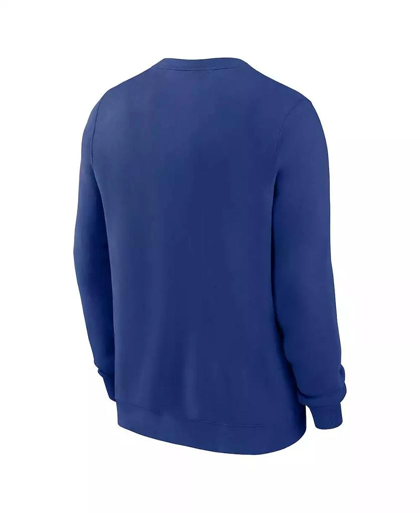 NIKE Men's Royal Chicago Cubs Pullover Sweatshirt 3