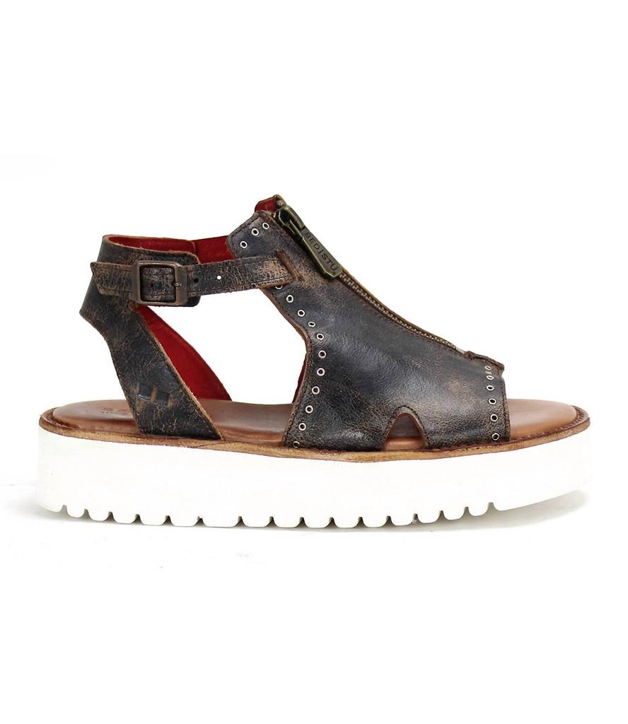 Bed Stu Clancy Stylish Sandal In Black Lux