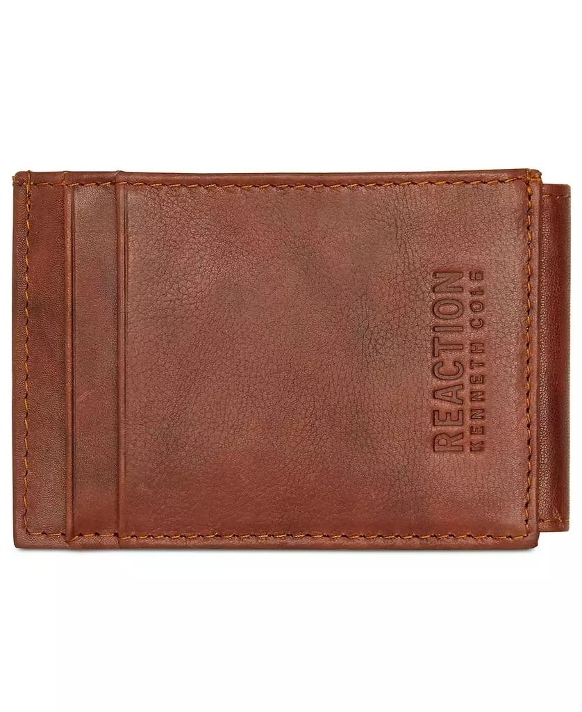 Kenneth Cole Men's Crunch Magnetic Front-Pocket Leather Wallet 1
