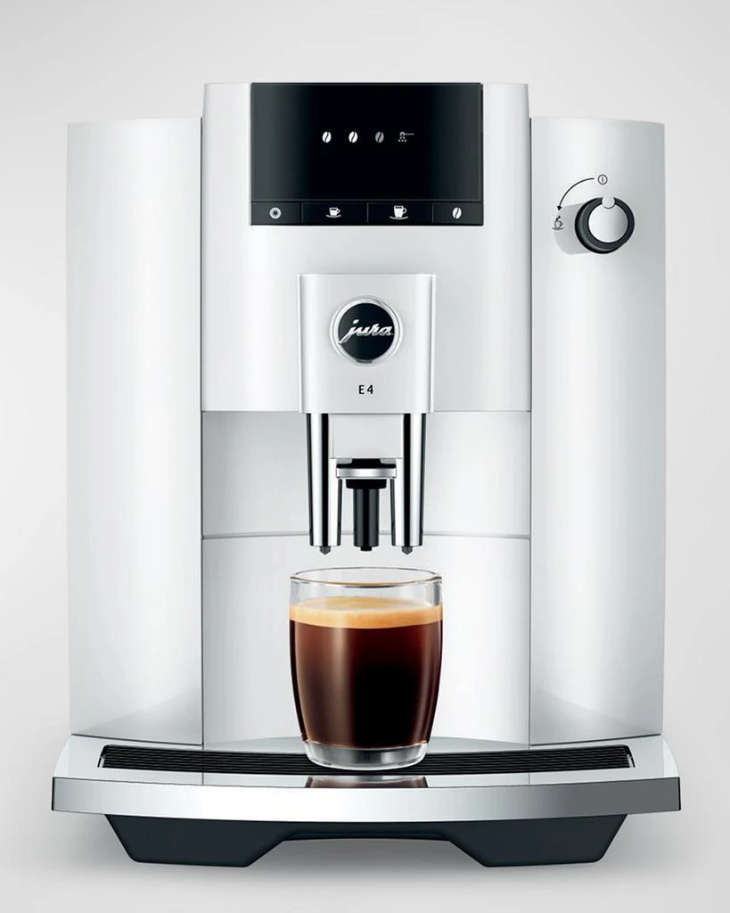 JURA E4 Piano White Coffee & Espresso Machine 1