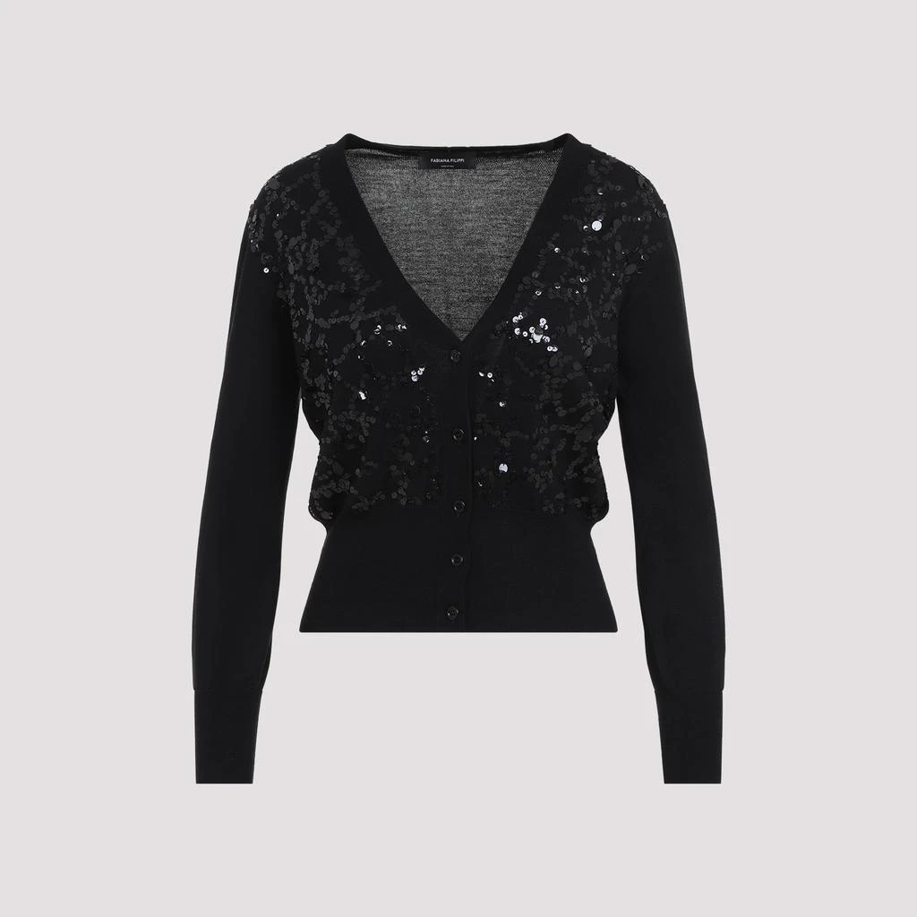 Fabiana Filippi VIRGIN WOOL CARDIGAN 2