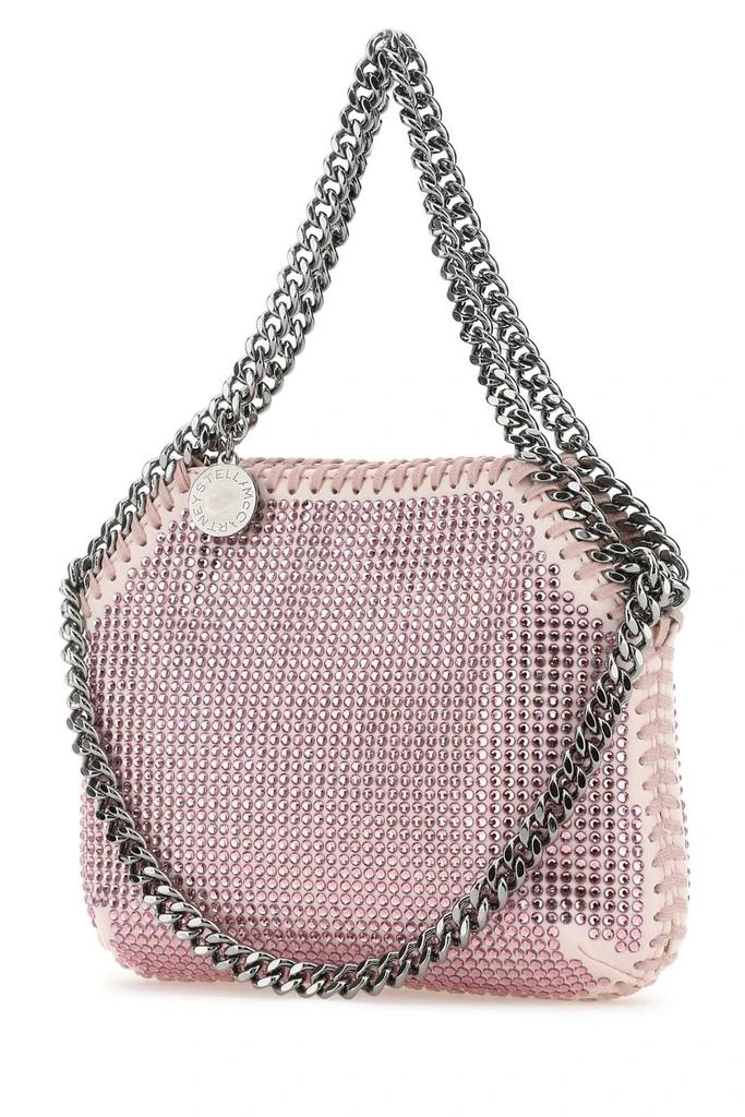 Stella McCartney Stella McCartney Mini Falabella Embellished Chain-Link Tote Bag 3
