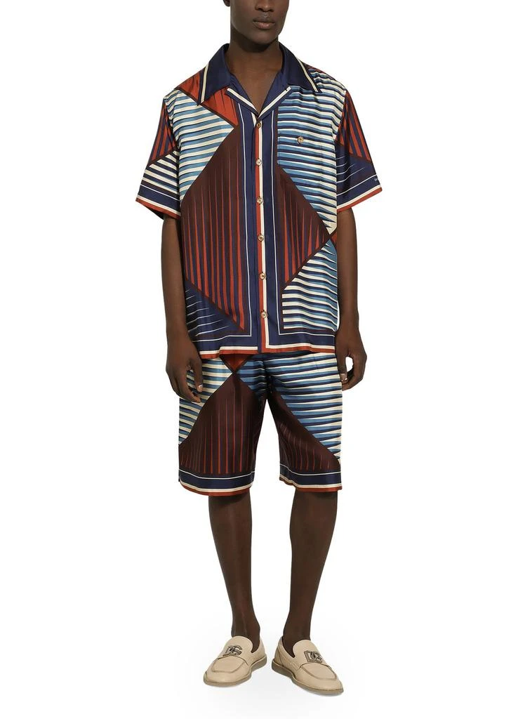 Dolce & Gabbana Printed silk Hawaiian shirt 2