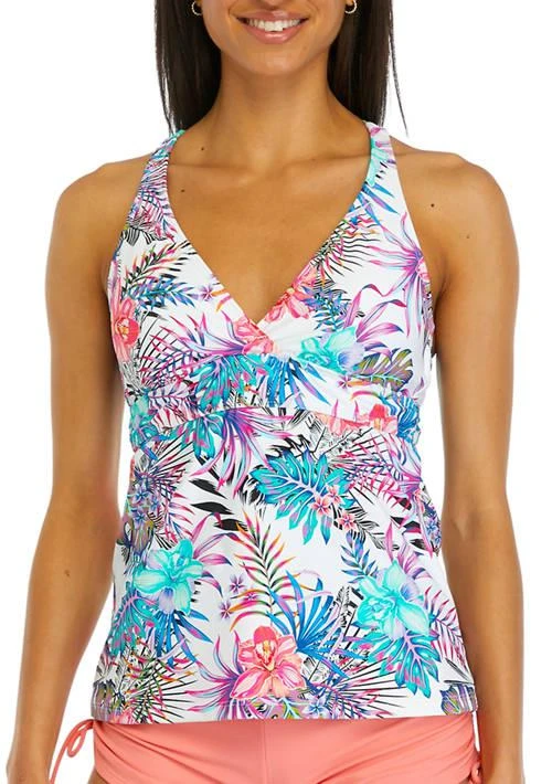 By Athena Bali Night Links Sport Tankini Swim Top – On Sale Now