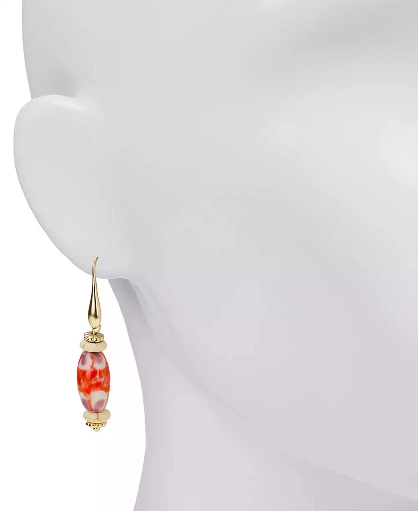 Patricia Nash Gold-Tone Mixed Bead Drop Earrings 3