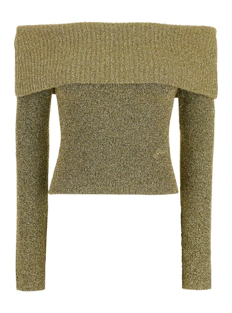 Ganni Ganni Sparkle Off-The-Shoulder Blouse 1