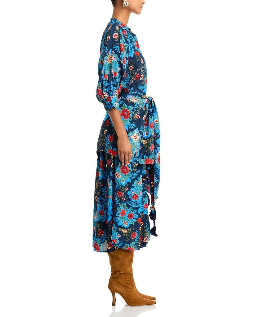 FARM Rio Arabesque Floral Tie Front Dress 5