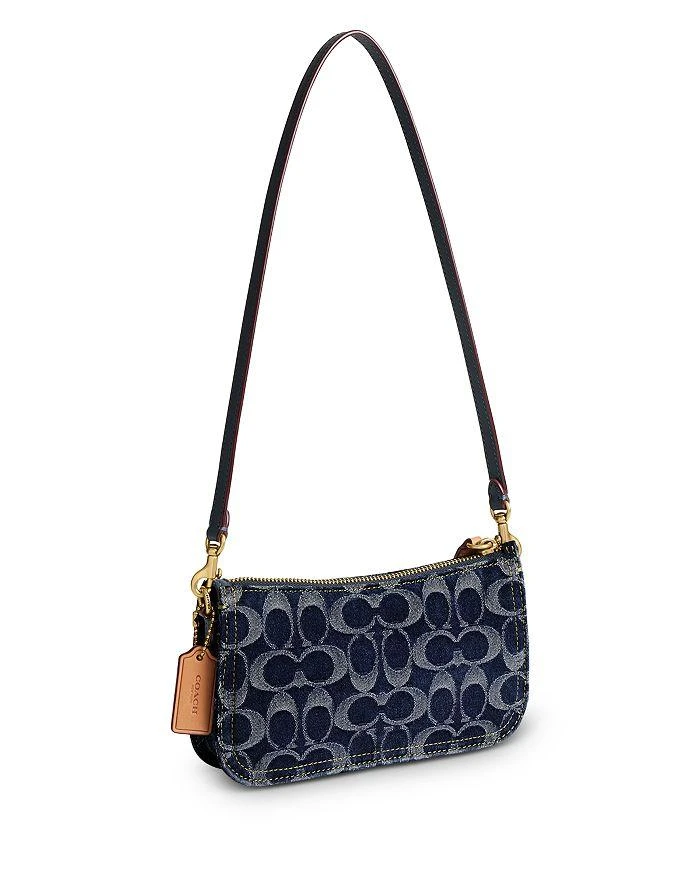 COACH Penn Mini Signature Denim Shoulder Bag 3