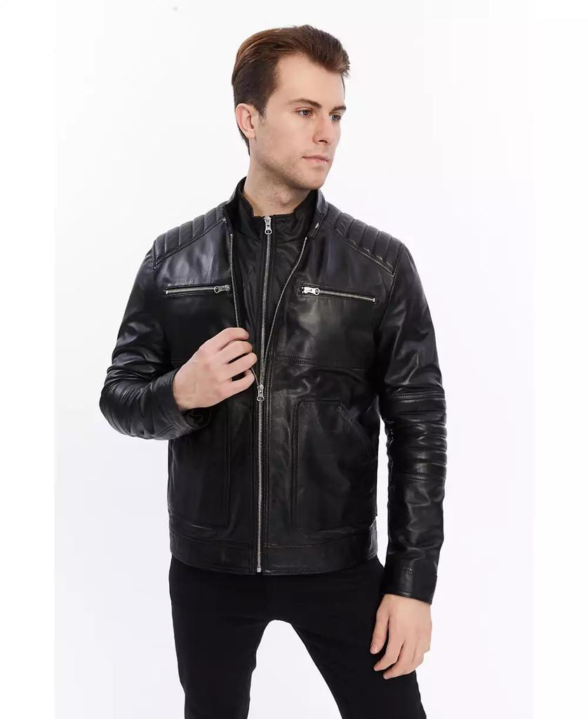 Shop Black Vegetable A-2 Leather Jacket on Sale at BeyondStyle