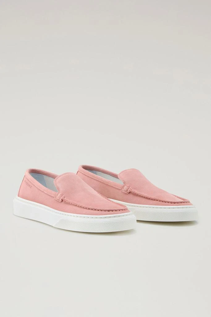 WO-FOOTWEAR Suede Slip-on Loafers - Women - Pink 2