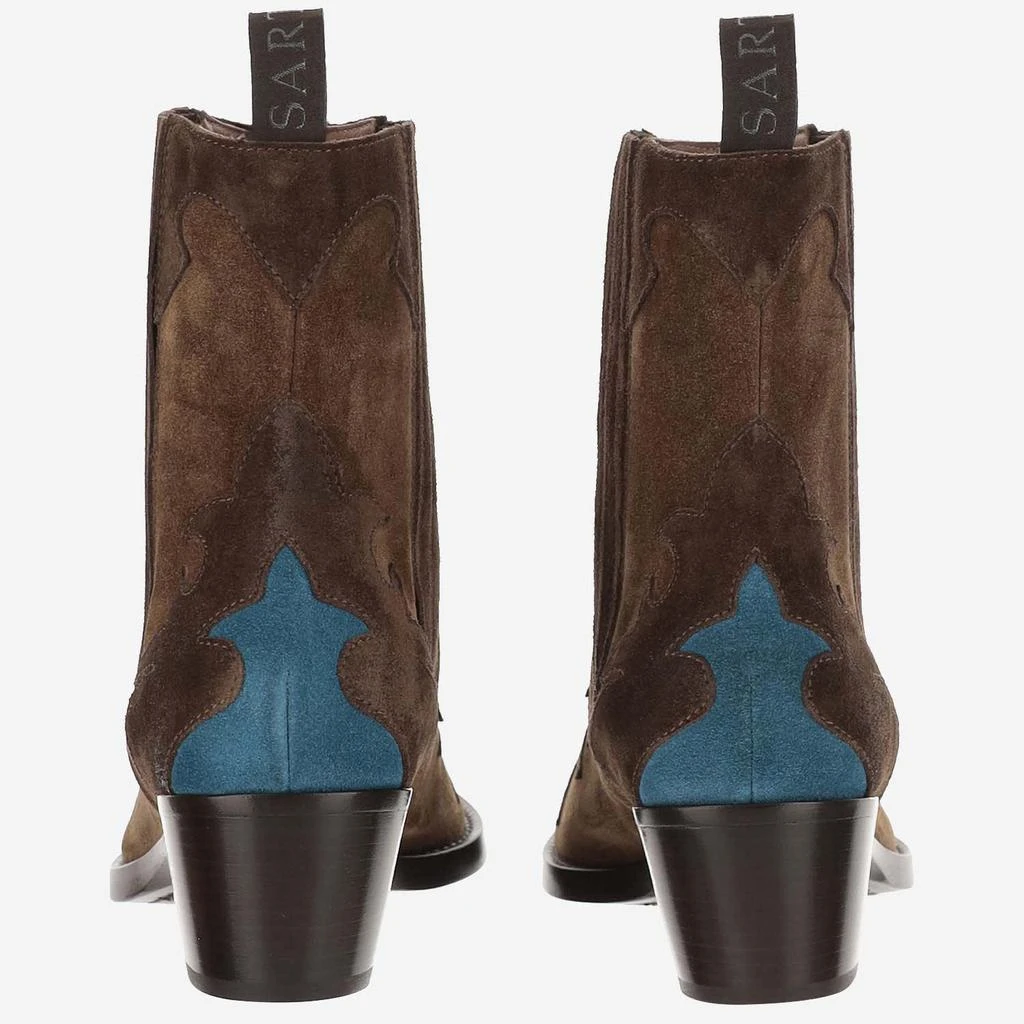 SARTORE Suede Western Boots 3
