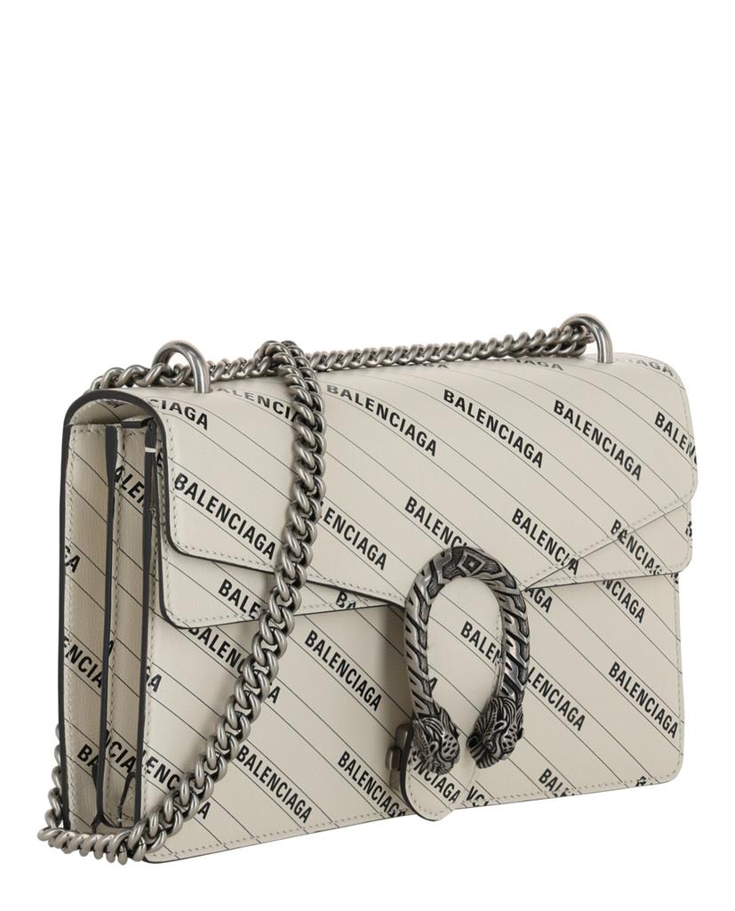 Gucci X Balenciaga Logo Print Dionysus Shoulder Bag