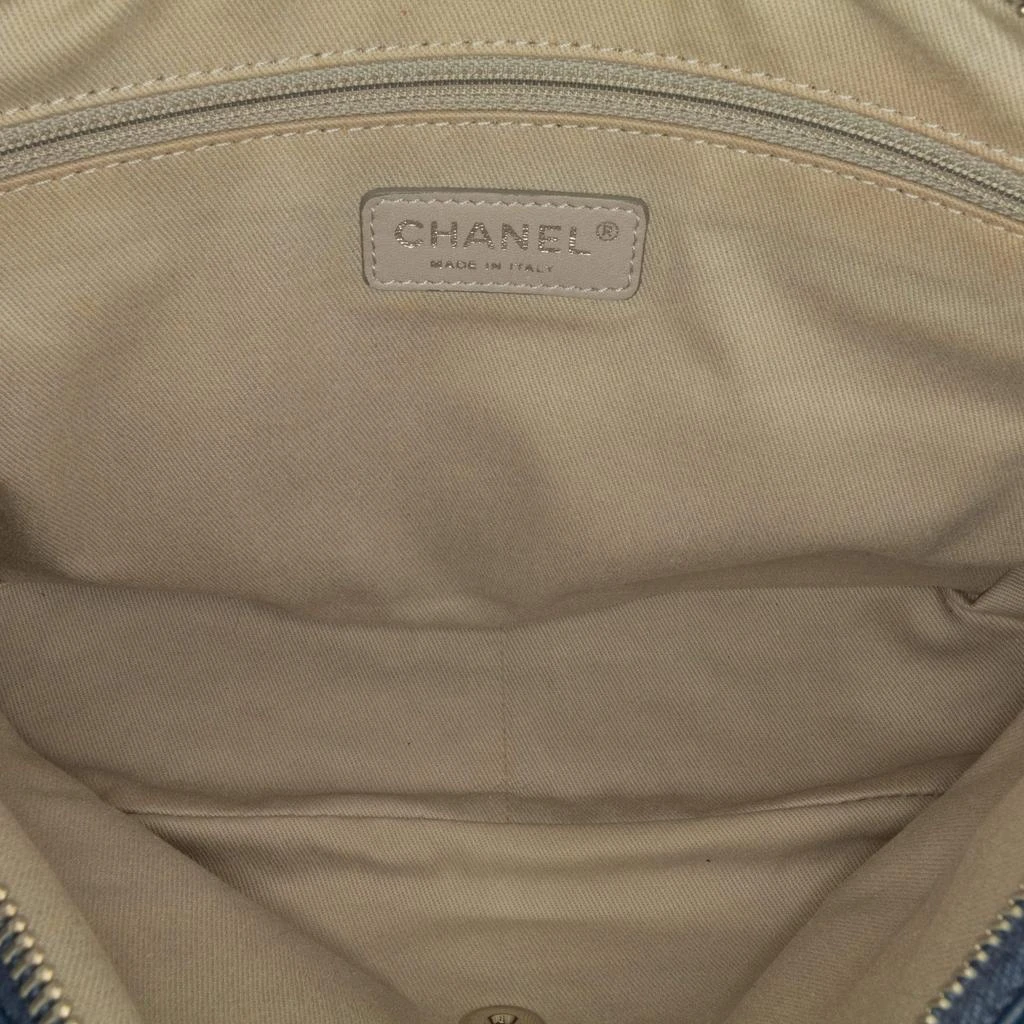 Chanel Chanel Navy Blue Quilted Calfskin Easy Zip Flap Bag 6