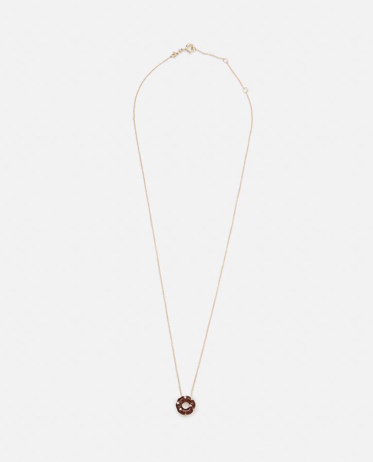 Aliita Donuts Yellow Gold Necklace