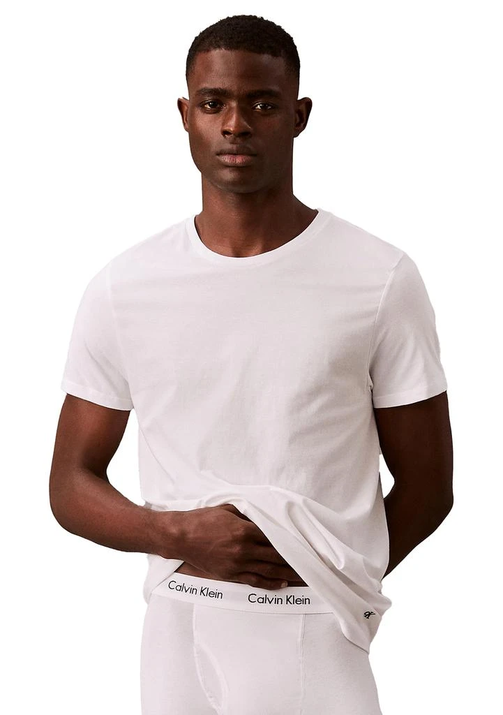 Calvin Klein Short Sleeve Crew Neck Undershirt - 3 Pack