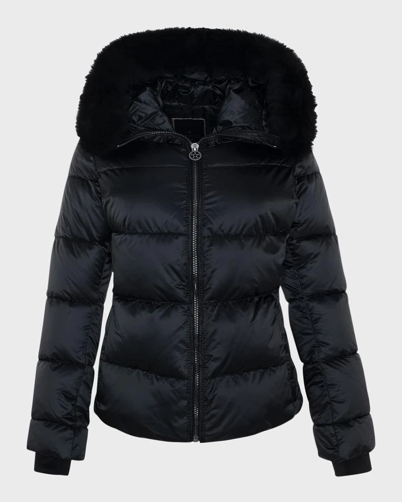 Apres-Ski Jacket With Detachable Toscana Lamb Shearling Hood Trim