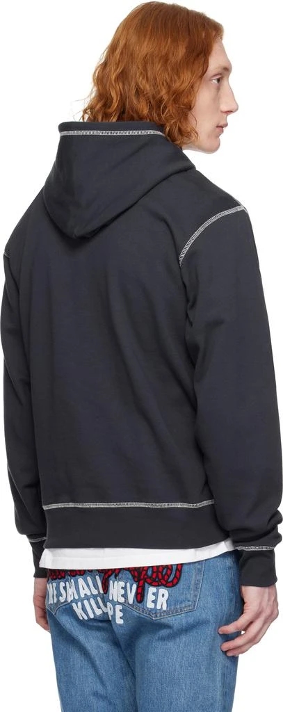 Billionaire Boys Club Navy Puff Small Arch Logo Constrast Stitch Hoodie 3