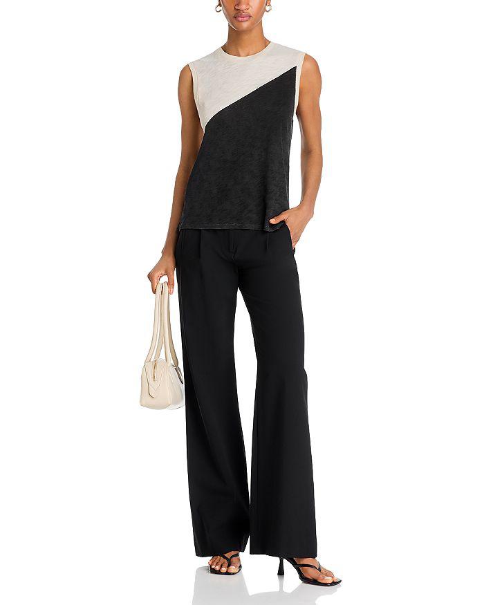 ATM Color Blocked Sleeveless Top
