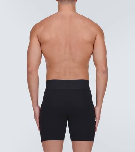 BALENCIAGA Logo Boxer Brief ブラック Logo boxer briefs in black - Balenciaga | Mytheresa