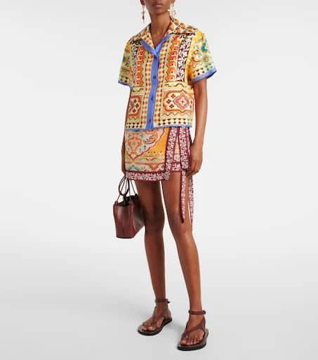 ETRO Printed silk shirt 2