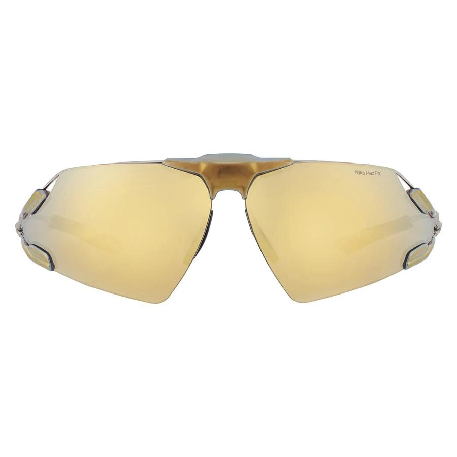 NIKE Gold Mirror Sport Men's Sunglasses NIKE ZEUS EDGE EV24030 700 76