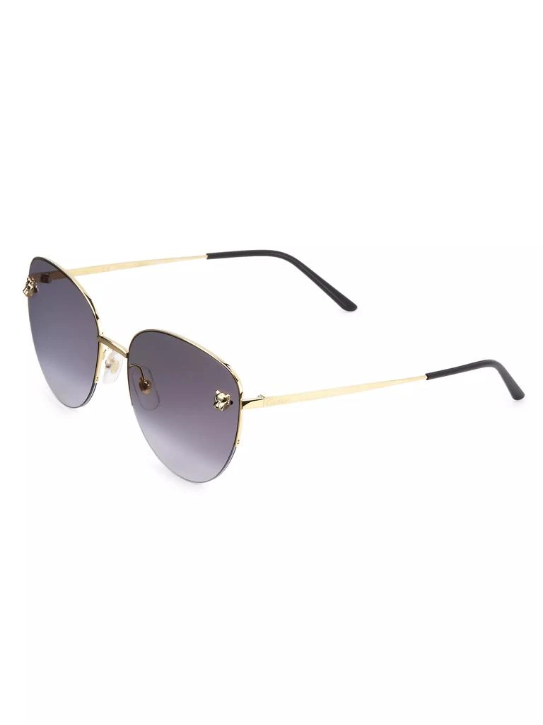 Cartier Panthère De Cartier 59MM Cat-Eye Sunglasses 2