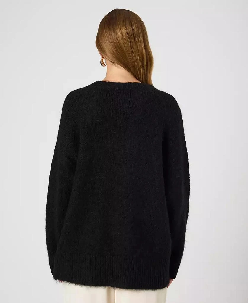 French Connection Women's Fluffy-Knit V-Neck Sweater 2
