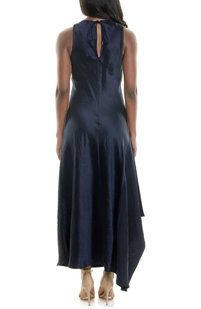 Socialite Sleeveless Bias Cut Satin Maxi Dress 2
