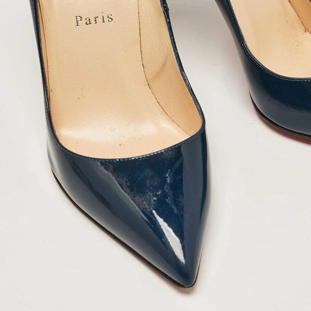 Christian Louboutin Christian Louboutin Navy Blue Patent Leather Pigalle Pumps Size 39.5 7
