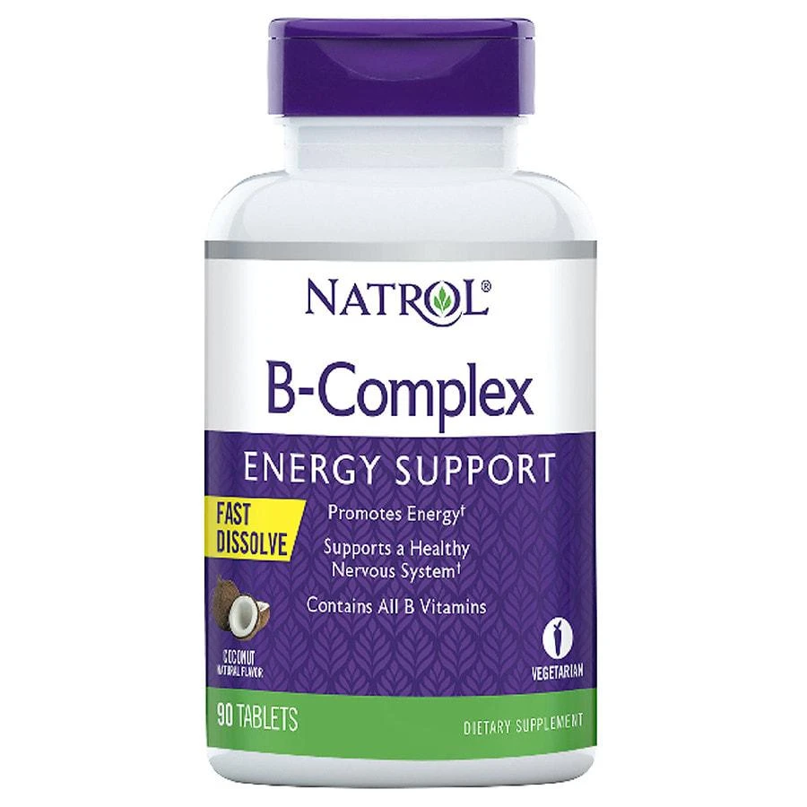 Natrol B-Complex Fast Dissolve Tablets Coconut 1