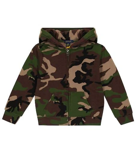 Ralph Lauren Camouflage cotton-blend zip-up hoodie 1