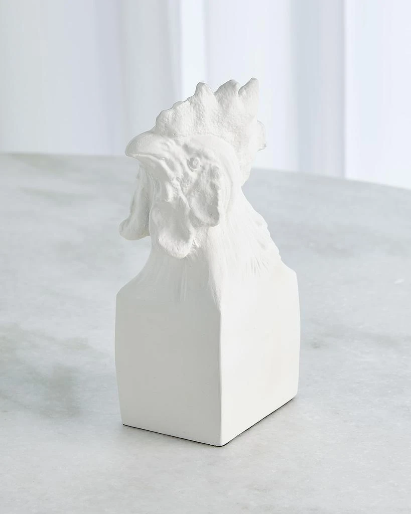 William D Scott Rooster Head Sculpture 2