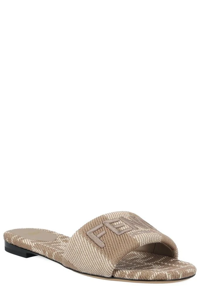 Fendi Fendi Sunshine Denim-Effect Jacquard Slides 2