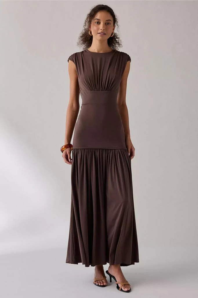 Marabella Halter Linen-Blend Maxi Dress  On Sale Now with Up to 46% Off |  Discover Exclusive Deals & Savings at BeyondStyle  Authentic Bardot women|clothing|dresses  with Limited-Time Discounts, Free Shipping, and