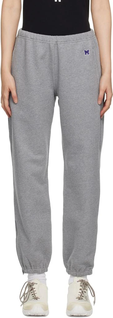 Needles Gray Zip Vent Lounge Pants 1