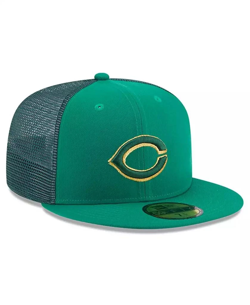 New Era Men's Kelly Green Cincinnati Reds 2023 St. Patrick's Day 59FIFTY Fitted Hat 3