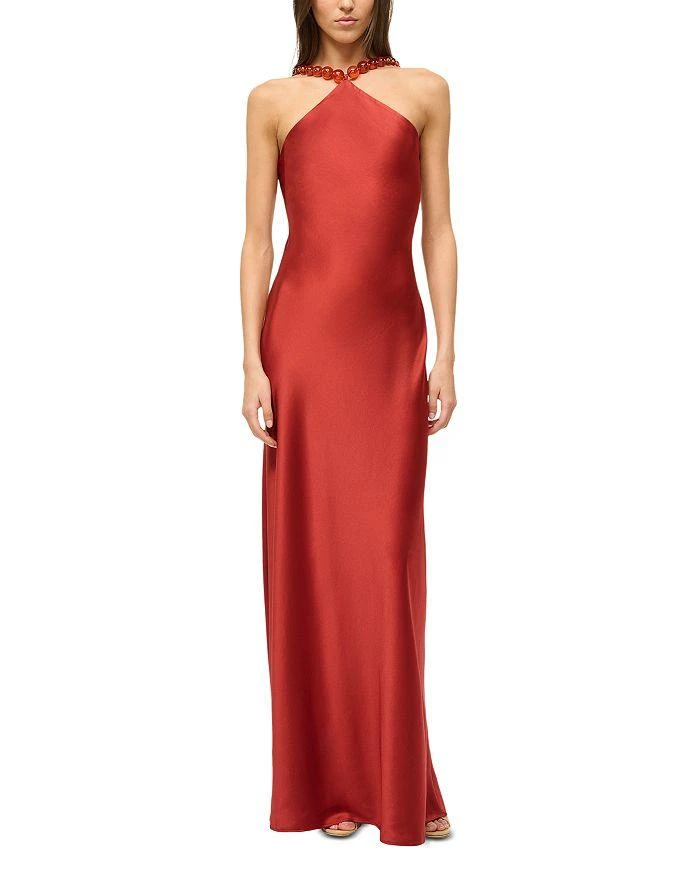 staud bead dress Staud Black Hunter Dress Black / M main image 0