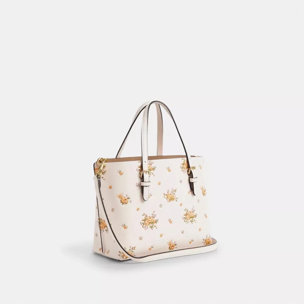Coach Mollie Tote Bag 25 With Floral Print 5