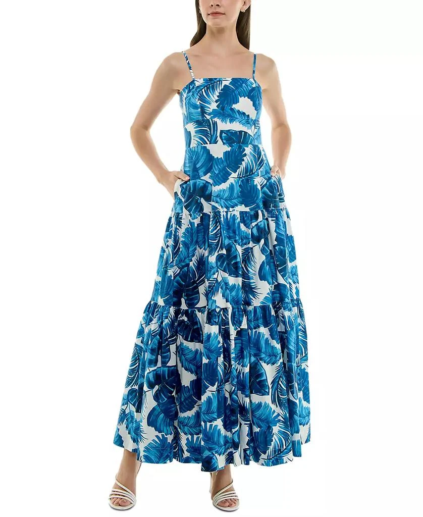 Taylor Women's Printed Tiered Maxi Dress 3