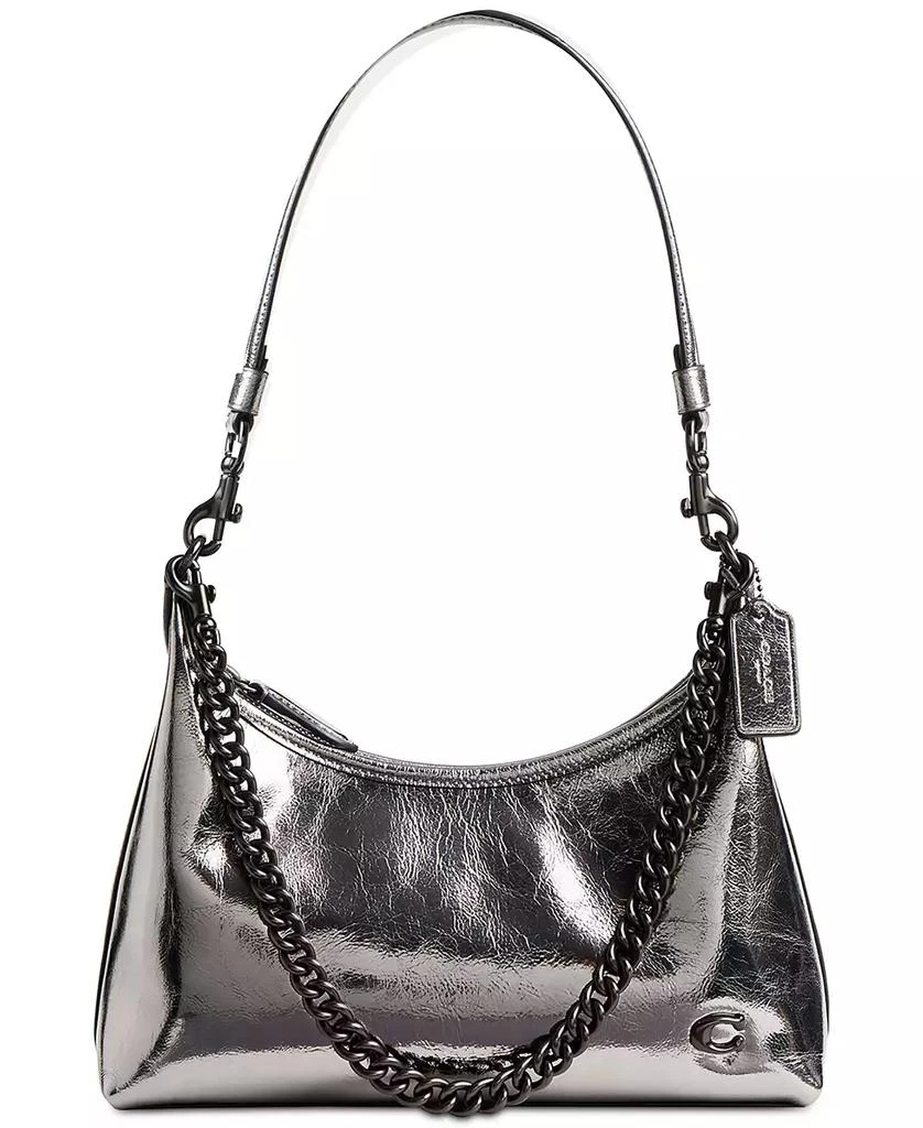 Coach Juliet Small Metallic Leather Shoulder Bag 25 1