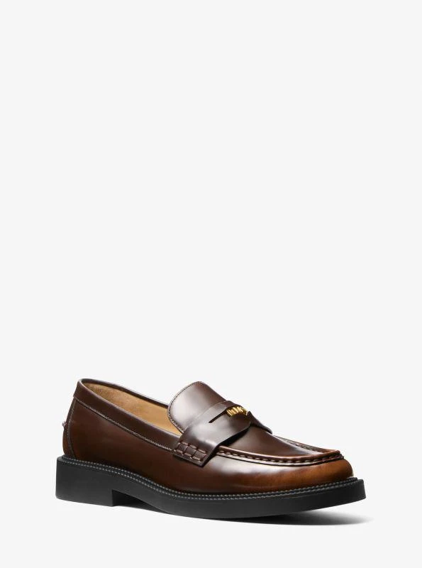Michael Kors Eden Burnished Leather Loafer 1