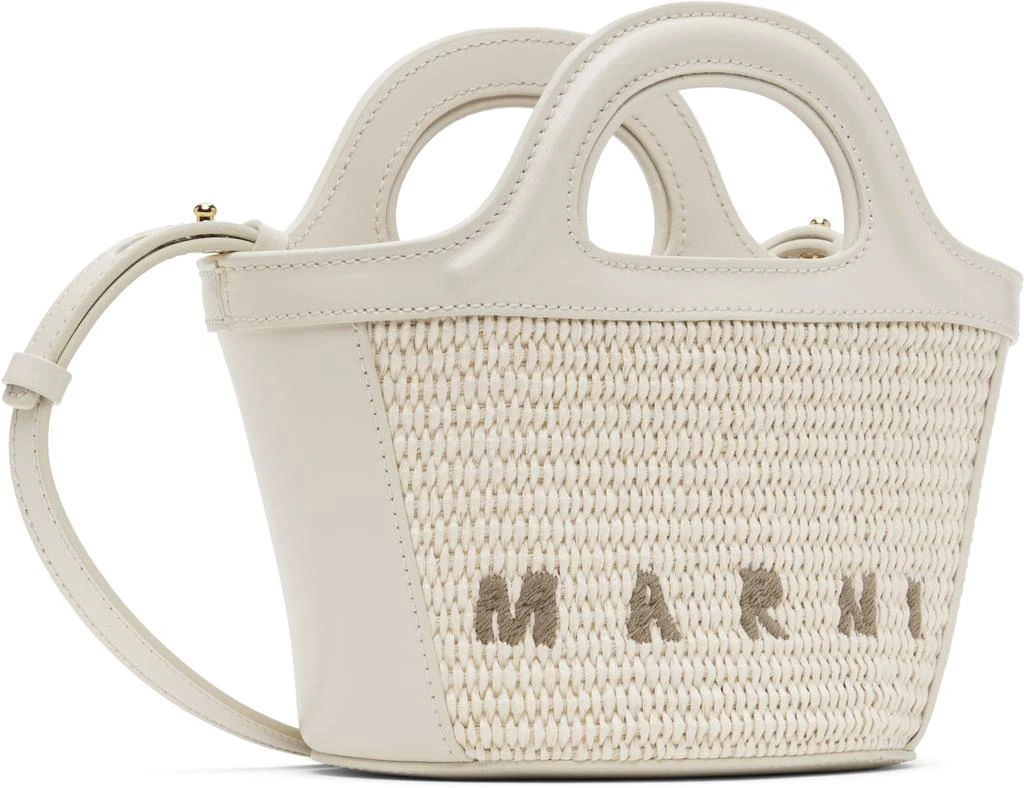 Marni White Tropicalia Micro Tote 2