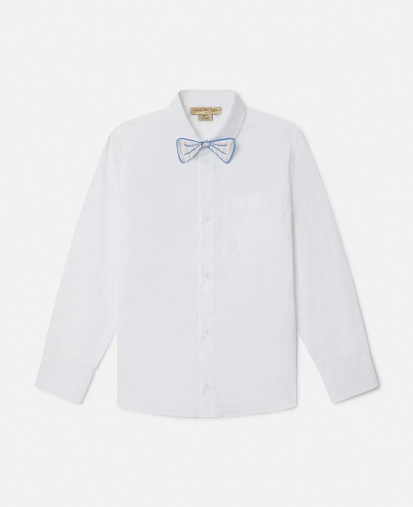 Stella McCartney Stella McCartney - Tuxedo Graphic Shirt, White, Size: 4 1