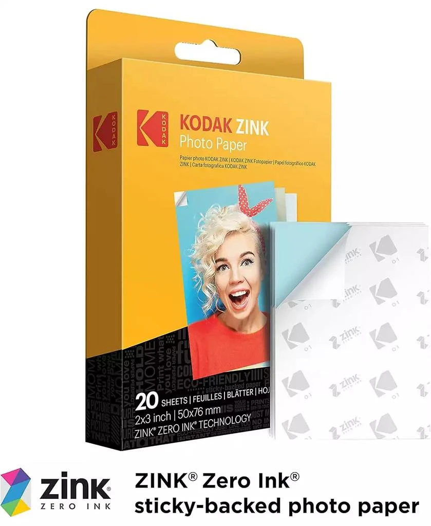 Kodak x Barbie Step Slim Instant Photo Printer, 2x3" Portable Printer Iconic Style - Bundle 2