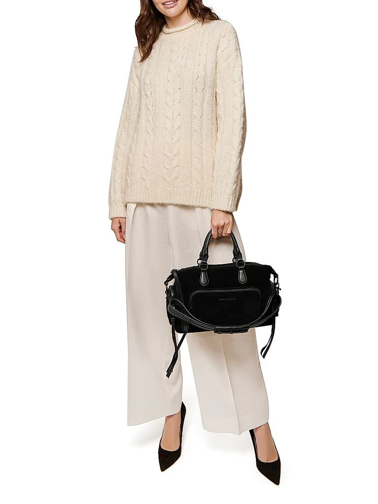 Aimee Kestenberg Away We Go Suede Satchel Bag 2