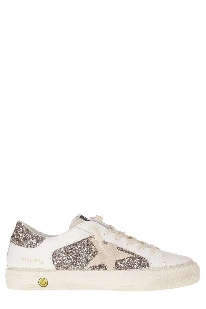 Golden Goose Kids Golden Goose Kids N May Star Glittered Sneakers 1