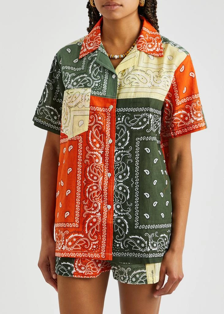 Arizona Love Bandana-print cotton shirt 2